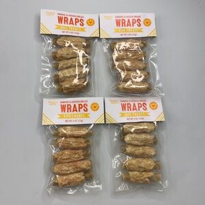 4X Trader Joes Rawhide and Chicken Breasts Wraps Dog Treats Exp. 3/31/2028